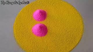 Simple Rangolis  Rangoli Colours  Satisfying Sand Videos  Relaxing Videos  Top Rangolis by Aarti