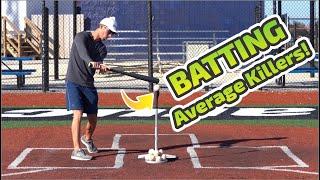 7 BATTING AVERAGE KILLERS  Increase Your Batting Average Quickly by AVOIDING THESE