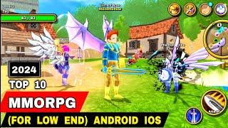 Top 10 Best MMORPG Games FOR LOW END Android iOS 2024  Best MMORPG Games Mobile 2024 small size