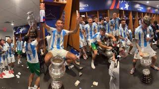 Así FESTEJARON los JUGADORES ARGENTINOS la COPA AMÉRICA 2024