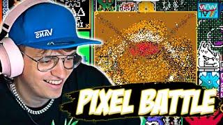 БУСТЕР ПИКСЕЛЬ БАТЛ 2022  BUSTER PIXEL BATTLE  БУСТЕР СМОТРИТ ПИКСЕЛЬ БАТЛ