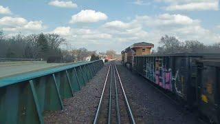 Full Ride  Union Pacific West Line Cab Ride Elburn-Chicago OTC #54 all stops