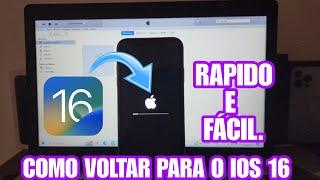 NÃO GOSTOU DO IOS 17 BETA?  COMO VOLTAR PARA O IOS 16 OFICIAL RAPIDO E FÁCIL.