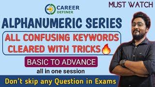 Alphanumeric Series Reasoning Tricks  Complete Chapter  IBPSRRBSBI PO & Clerk  Kaushik 