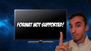 Video not playing on TV USB Fix - Video Format Not Supported On TV Fix