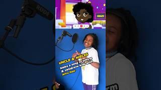 Uncle & Nieces make a BEAUTIFUL AFRO hair song