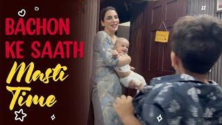 Bachon Ke Saath Masti Time  Mansi Sharma Vlogs