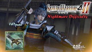 Motonari Mōri - Rare Weapon Nightmare Difficulty  Samurai Warriors 4-II