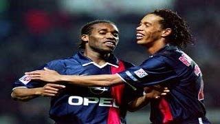 Jay-Jay Okocha & Ronaldinho vs Nantes 6 April 2002
