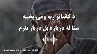 د کایناتو ربه ومی بخښه ستا له درباره بل دربار نلرم  Pashto naat pashto Nazam  نعت  نظم