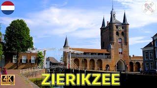 ZIERIKZEE │NETHERLANDS.  Day trip and walking tour of the magnificent old town of Zierikzee. 4K