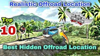 All Hidden Offroad Location Map In Bus Simulator Indonesia New Update V3.7 By Maleo  New Places