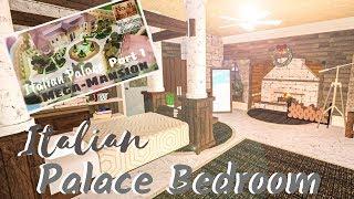 Bloxburg Build  Italian Palace Mega Mansion Bedroom  Roblox