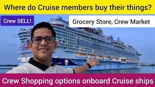 Cruise Ship Crew Shopping Areas Onboard ICON OF THE SEAS Royal Caribbean International