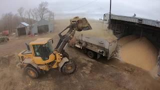 Feeding Cattle Volvo Loader Harsh Feed Mixer  A Day in the Life Pt.2