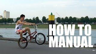 Как делать Мэнуал на BMX - How to Manual on a BMX  MTB   Школа BMX Online #3 Дима Гордей