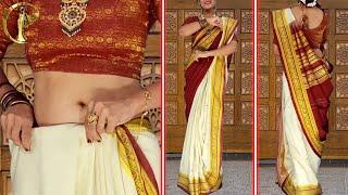 How To Wear Saree As Atpoure Porar Style  Atpoure Saree Wearing Style