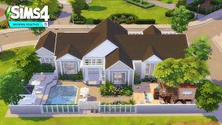 One Story Big Family Home  The Sims 4 Growing Together  Limited Packs  No CC  Stop Motion