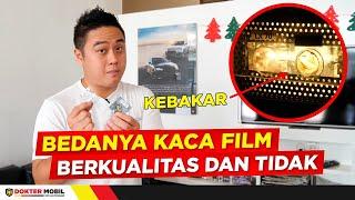 Pengetesan Kaca Film Mobil dengan Penolak Panas Terbaik - Dokter Mobil Indonesia