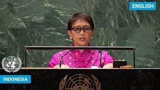 Indonesia - Minister for Foreign Affairs Addresses United Nations General Debate 78th Session