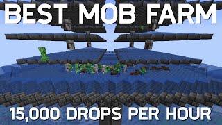 Best Mob Farm Minecraft 1.21 - 15000 Drops per Hour - Easy Build