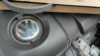 Обводные ремни и ролики на Volkswagen Passat NMS B7 2.5 Американец 2012 г.в.
