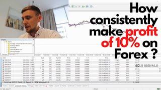 How consistently make profit of 10% on Forex with MQL5 signals?