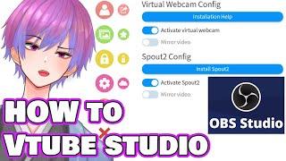 Vtubers How to use Vtube studio in OBS in 2 minutes XD transparent source