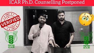 Allotted Universities का क्या होगा   ICAR Ph.D. counselling update 