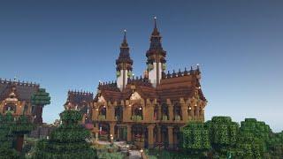 Fantasy Guild Hall - Minecraft Build Process