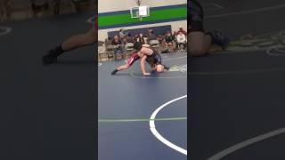 Kid does illegal piledriver