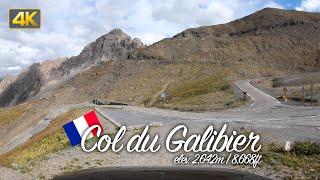 Drivers View Driving the Col Du Galibier from Valloire to Briançon France 