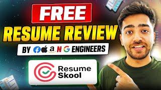 FREE RESUME REVIEW By Top Software Engineers - MEGA LAUNCH  Resume Skool
