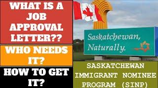 Unlocking Your Path to Saskatchewan The SINP Job Approval Letter Explained