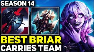 RANK 1 BEST BRIAR IN THE WORLD CARRIES HIS TEAM PATCH 14.13  League of Legends