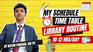 Mera Schedule  My Time-Table  My Library Routine 