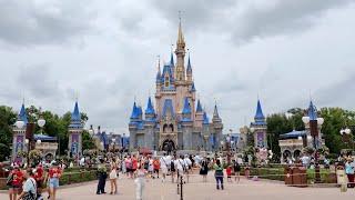 Magic Kingdom 2024 Walkthrough Experience w Rides in 4K  Walt Disney World Florida July 2024