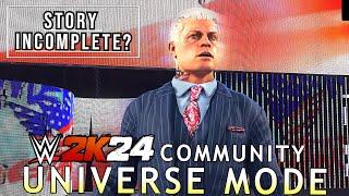 WWE 2K24 Universe Mode Community  Okada vs Rhodes?  RAW EP03