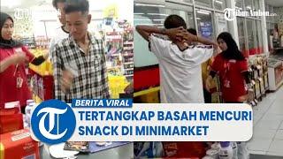 Viral Tiga Pria Tertangkap Basah Mencuri Snack Di Minimarket