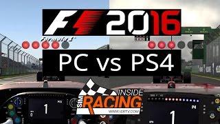 F1 2016 PC vs PS4 - Round 1 from Australia in Career Mode Test Drive