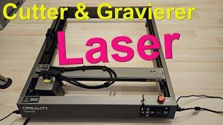 Creality Falcon 2  Laser Cutter  Gravierer 22 Watt  er kann auch schneiden 