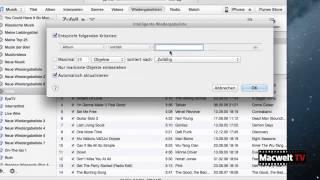 iTunes Listen nach Regeln auswählen