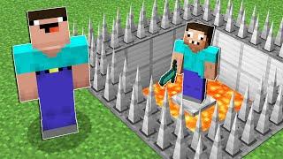 НУБ СПАСАЕТ ПРО ИЗ ЛОВУШКИ В МАЙНКРАФТ  НУБИК И ТРОЛЛИНГ ПРО В MINECRAFT Дак Плей