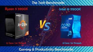 Intel i9 11900k vs Ryzen 9 5900X  Which Is better for Gaming and Productivity ?