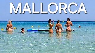 MESQUIDA beach in MALLORCA island  Spain 2024 4K