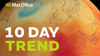 10 Day Trend - How will the hot spell end? 150622