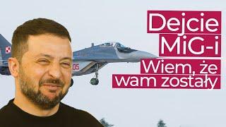 Zełenski domaga się przekazania Ukrainie polskich myśliwców MIG-29