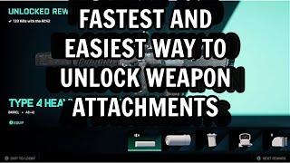 FASTEST WAY TO GET ATTACHMENTS FOR WEAPONS