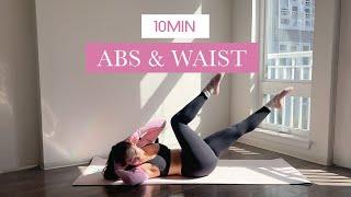 15MIN Hourglass Abs & Waist Pilates  toned abs + defined waist  all level friendly