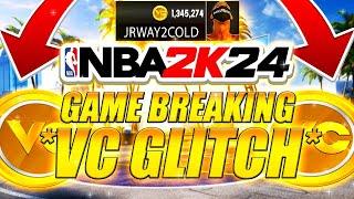 *NEW* NBA 2K24 GAME BREAKING VC GLITCH 500K FOR FREE HOW TO GET VC FAST VC GLITCH 2K24